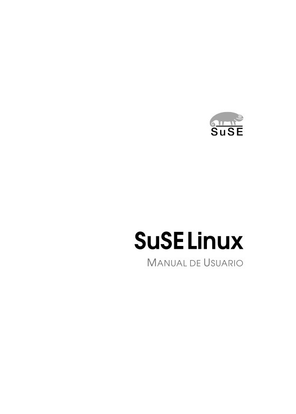 Imágen de pdf SuSe Linux - Manual de Usuario