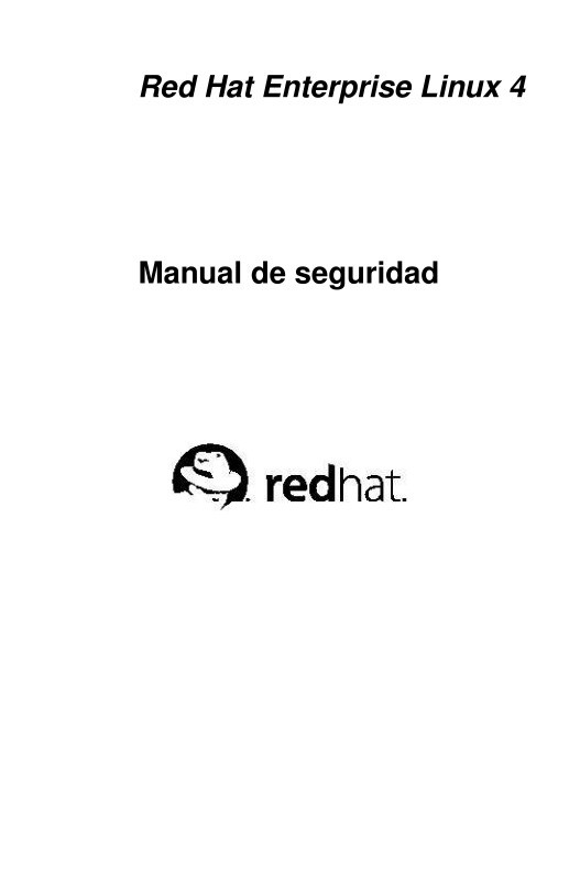 Imágen de pdf Red Hat Enterprise Linux 4 - Manual de seguridad
