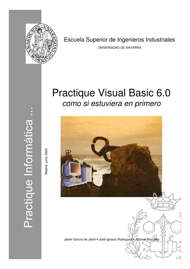 Imágen de pdf Practique Visual Basic 6.0 como si estuviera en primero
