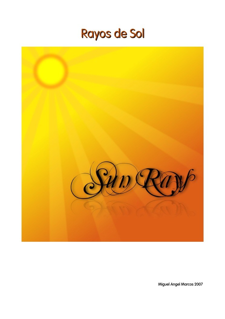 Imágen de pdf rayos de sol con Inkscape