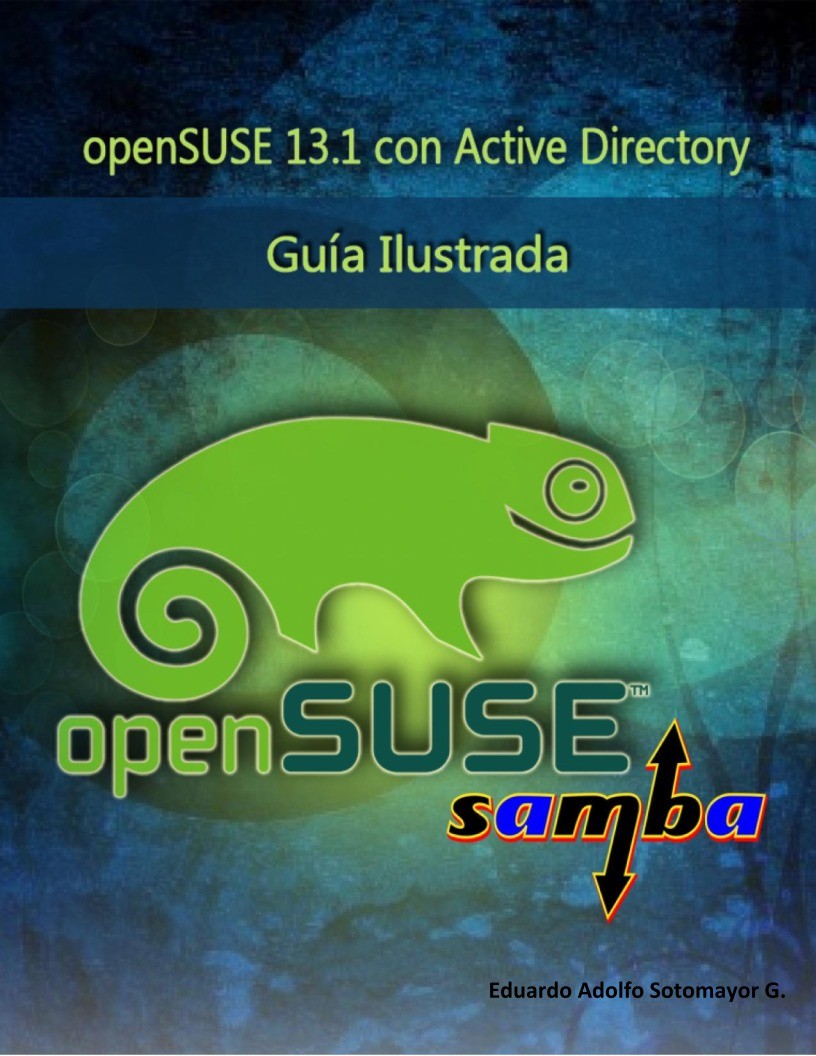 Imágen de pdf openSUSE 13.1 con Active Directory