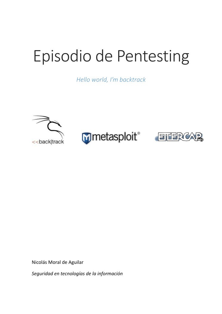 Imágen de pdf Episodio de Pentesting