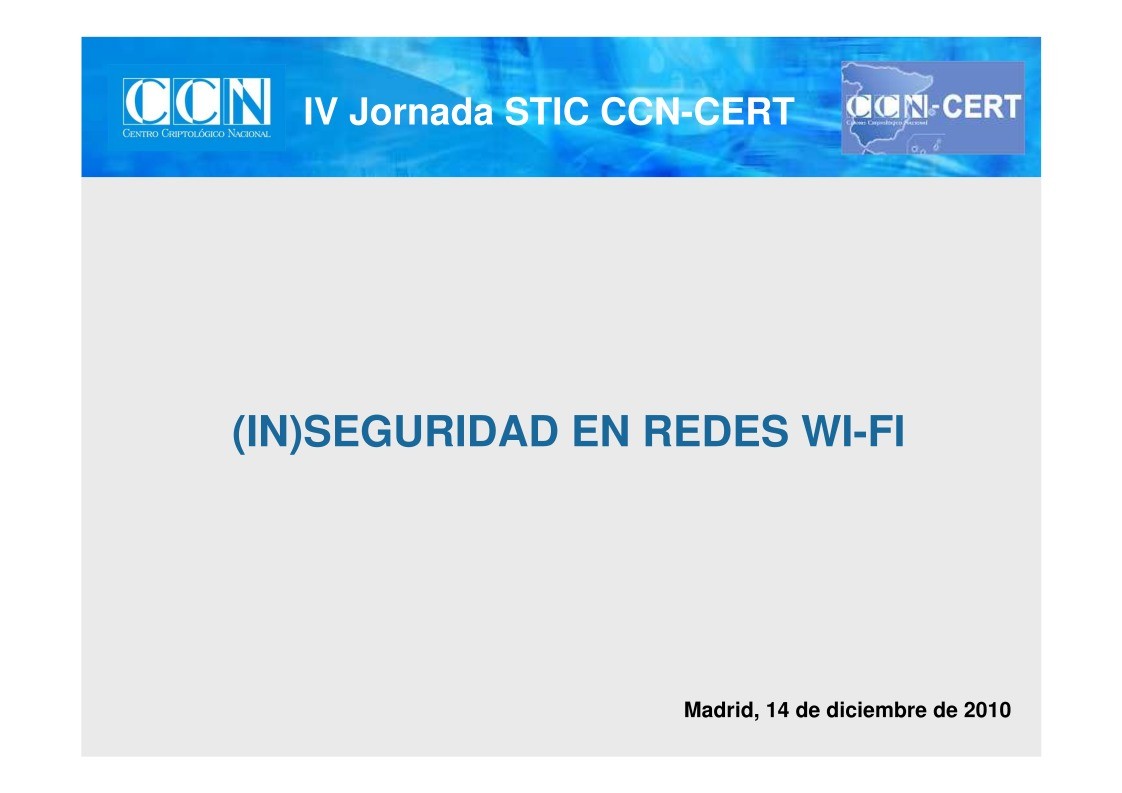 Imágen de pdf (IN)SEGURIDAD EN REDES WI-FI