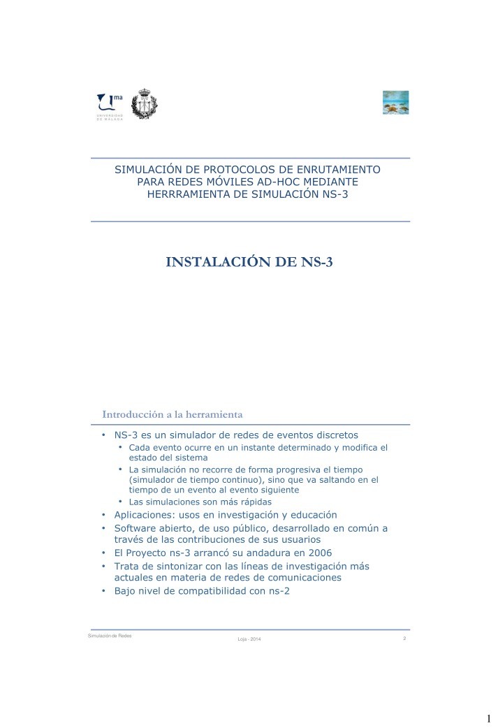 Imágen de pdf INSTALACIÓN DE NS-3