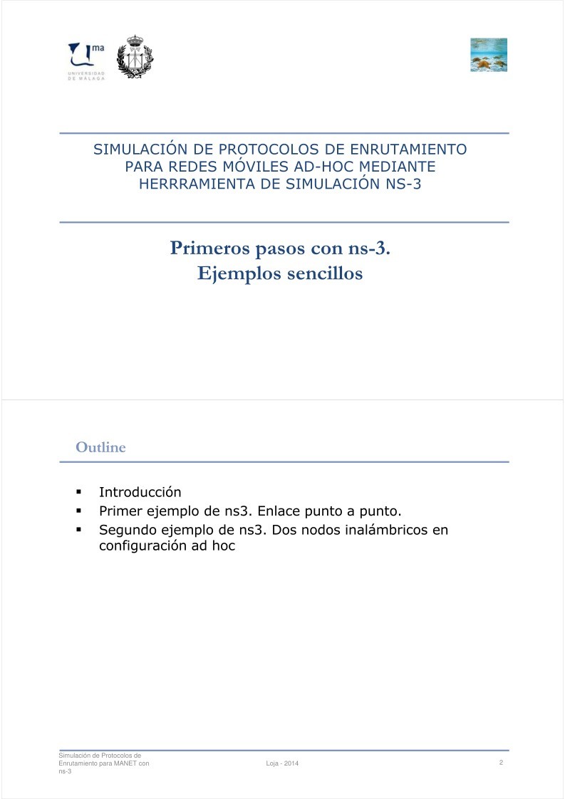 Imágen de pdf Primeros pasos con ns-3. Ejemplos sencillos