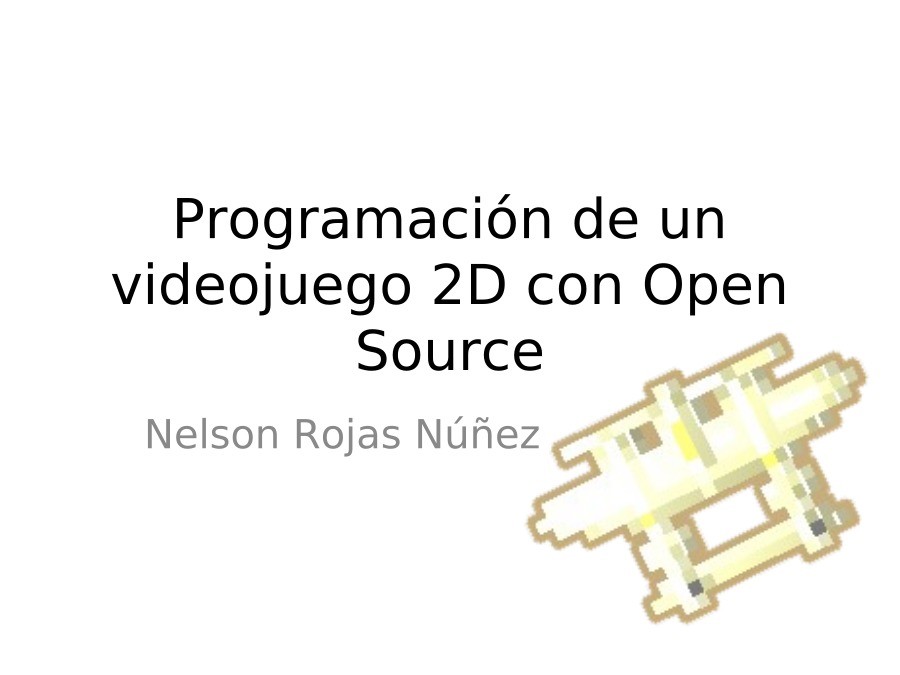 Imágen de pdf Programación de un videojuego 2D con Open Source
