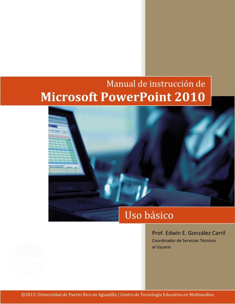 Imágen de pdf PowerPoint 2010 Uso básico