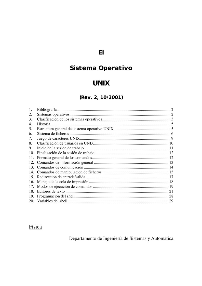 Imágen de pdf El sistema operativo UNIX