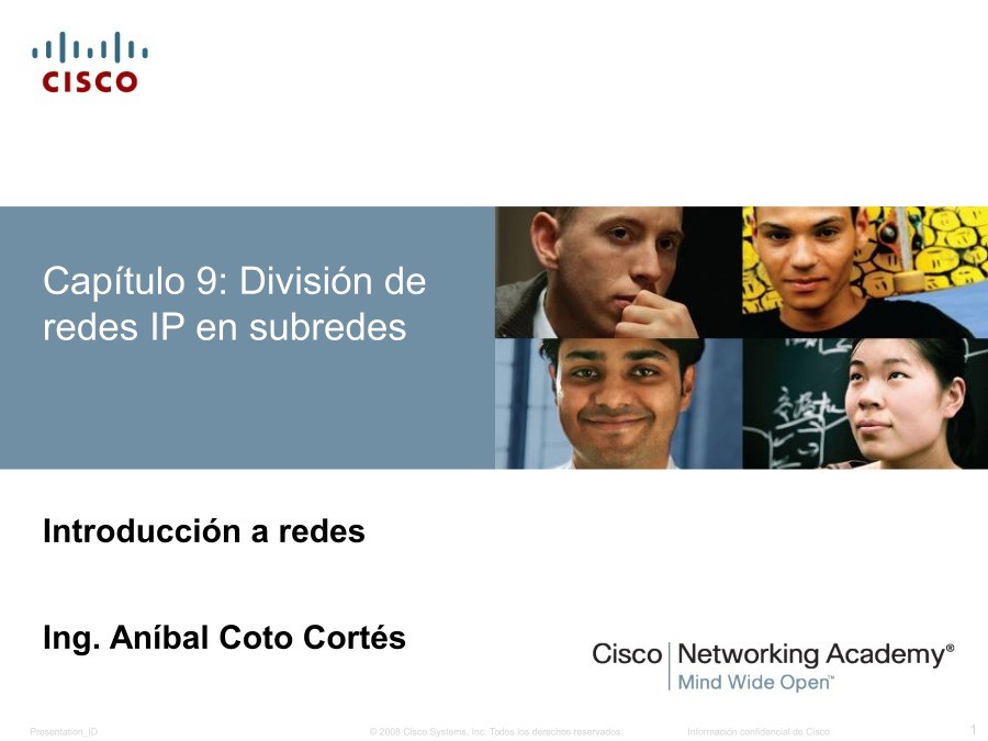 Imágen de pdf Capítulo 9: División de redes IP en subredes