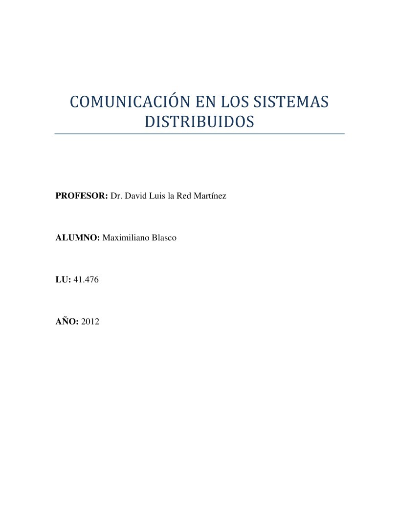 Imágen de pdf Comunicación en los Sistemas Distribuidos