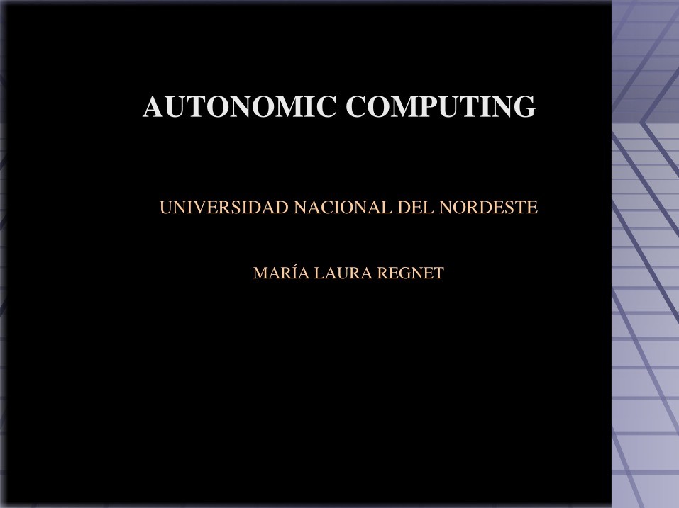 Imágen de pdf Autonomic Computing