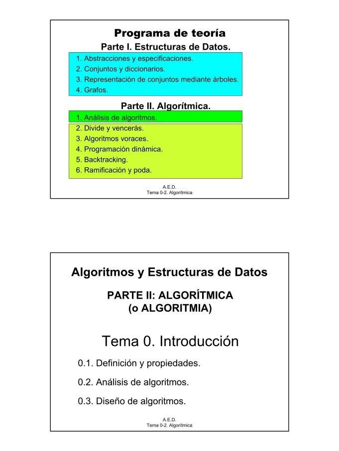 Imágen de pdf Tema 0. Introducción - Parte I. Estructuras de Datos