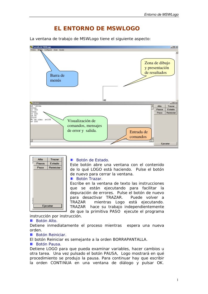 Imágen de pdf MSWLogo - EL ENTORNO DE MSWLOGO