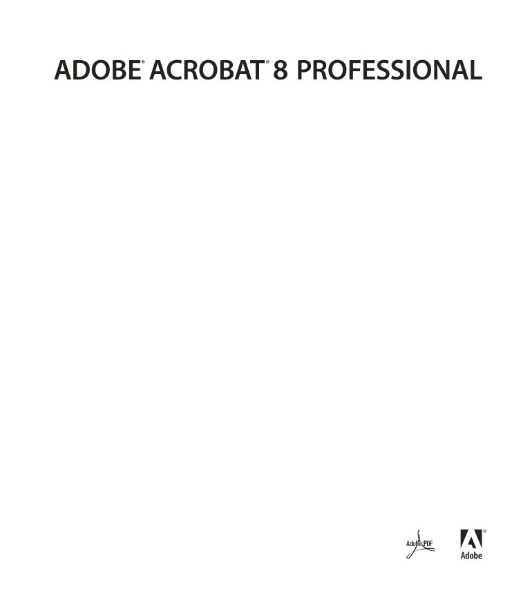 Imágen de pdf Adobe Acrobat 8.0 Professional