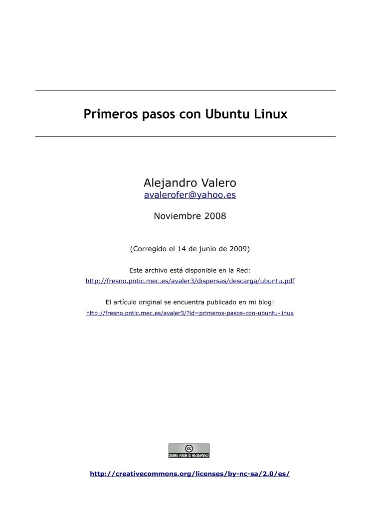Imágen de pdf Primeros pasos con Ubuntu Linux