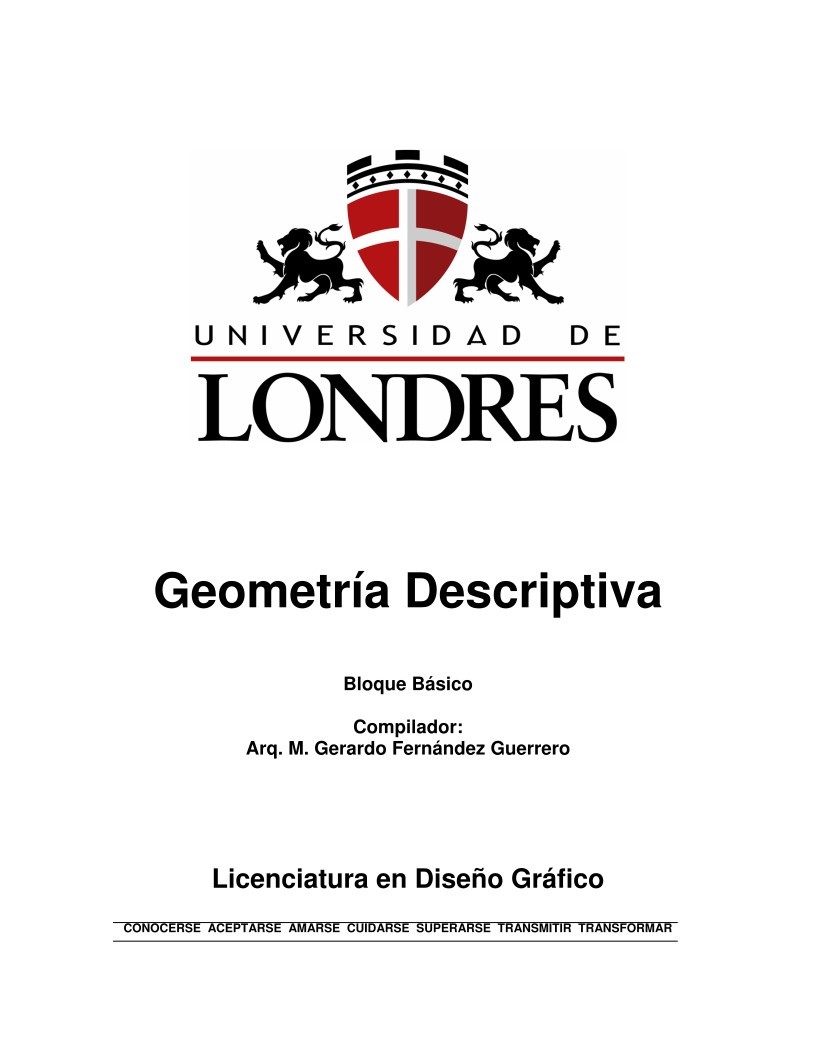 Imágen de pdf Geometría Descriptiva
