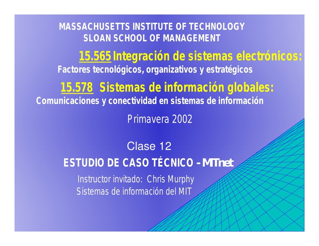 Imágen de pdf Clase 12 - Estudio de caso técnico MITnet