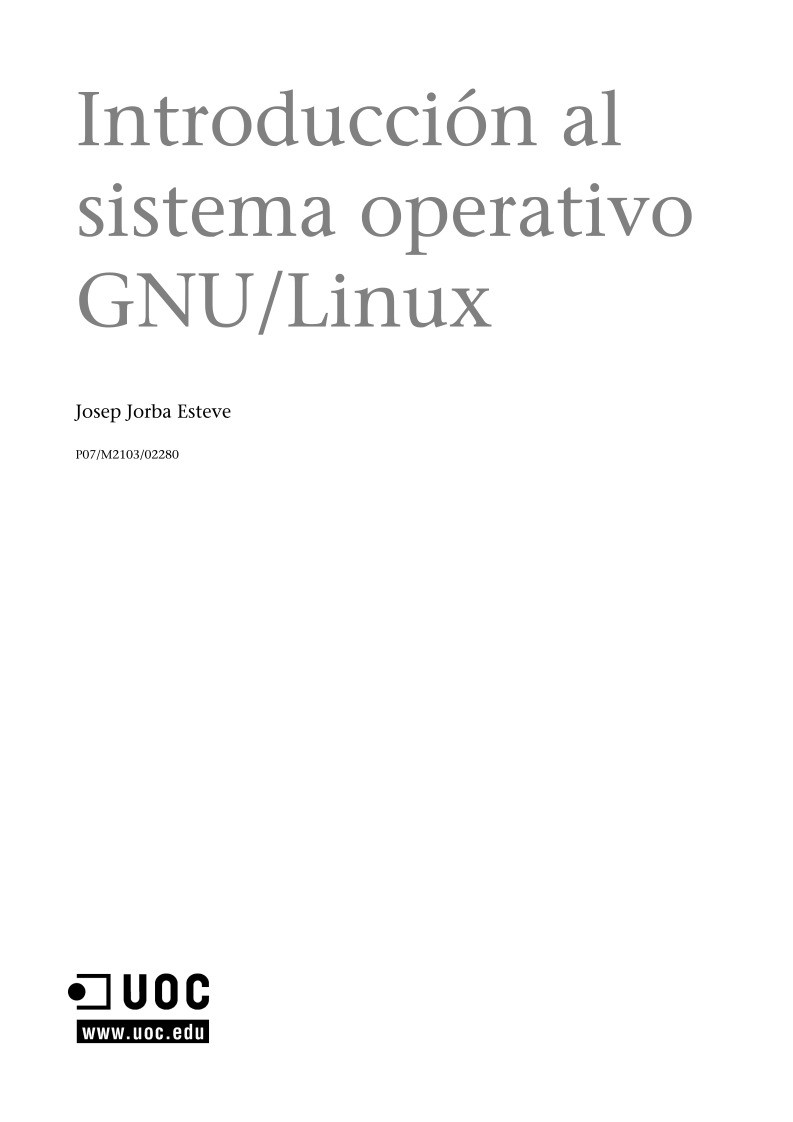 Imágen de pdf Introducción al sistema operativo GNU/Linux
