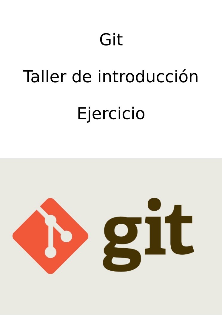 Imágen de pdf Git Taller de introducción - Ejercicio