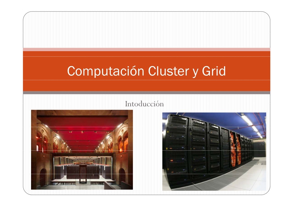 Imágen de pdf Computación Cluster y Grid