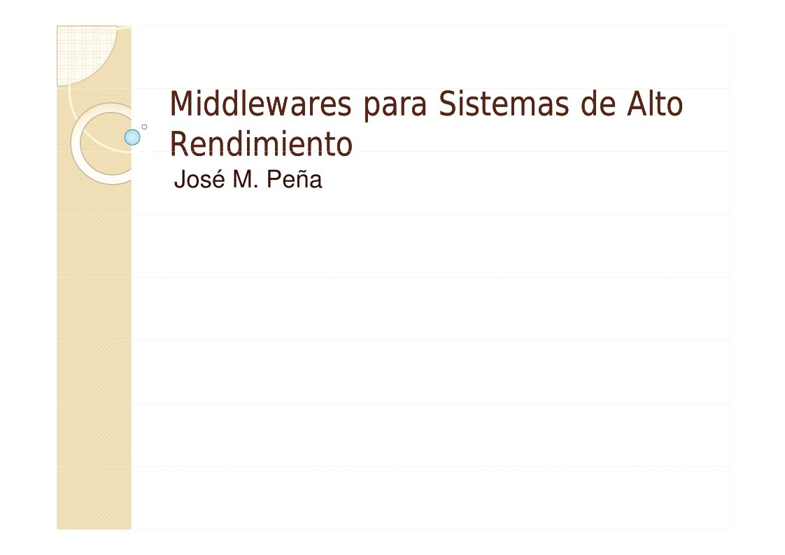 Imágen de pdf Middlewares para Sistemas de Alto Rendimiento