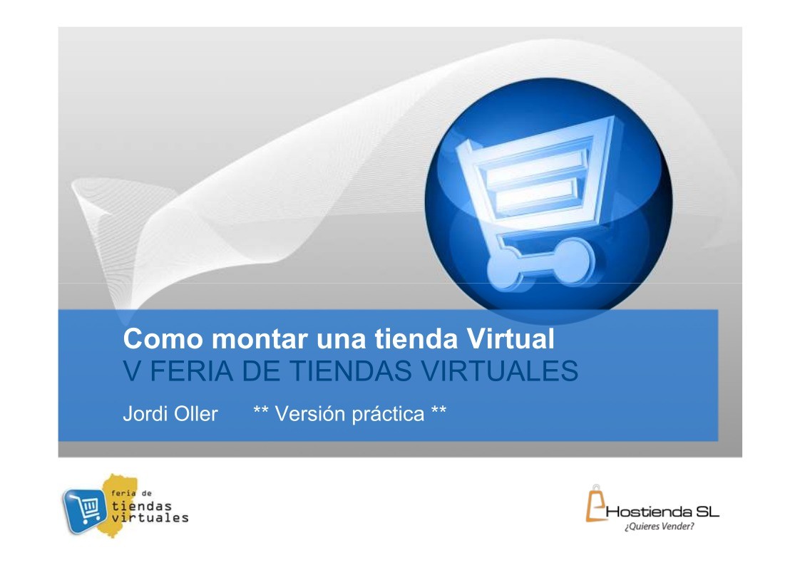 Imágen de pdf Como montar una tienda Virtual