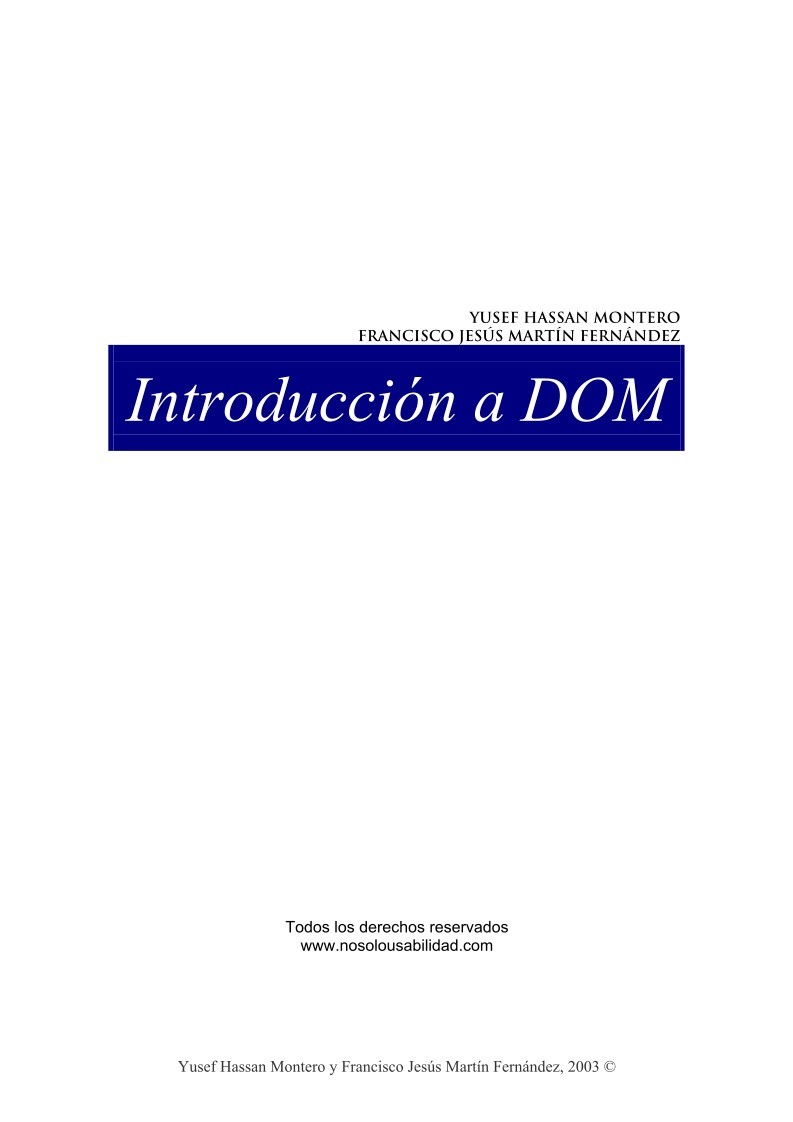 Imágen de pdf Introducción a DOM