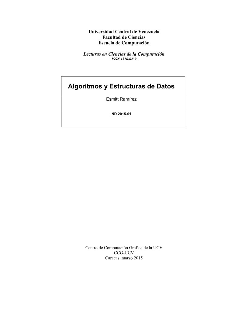 Imágen de pdf Algoritmos y Estructuras de Datos