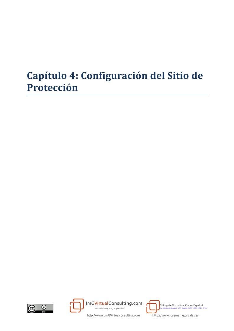 Imágen de pdf VMware SRM 1.1 - Capítulo 4: Configuración del Sitio de Protección