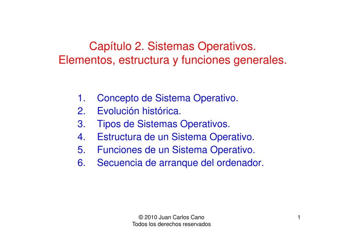 Imágen de pdf Capítulo 2. Sistemas Operativos. Elementos, estructura y funciones generales