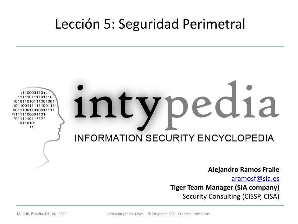 Imágen de pdf Lección 5: Seguridad Perimetral