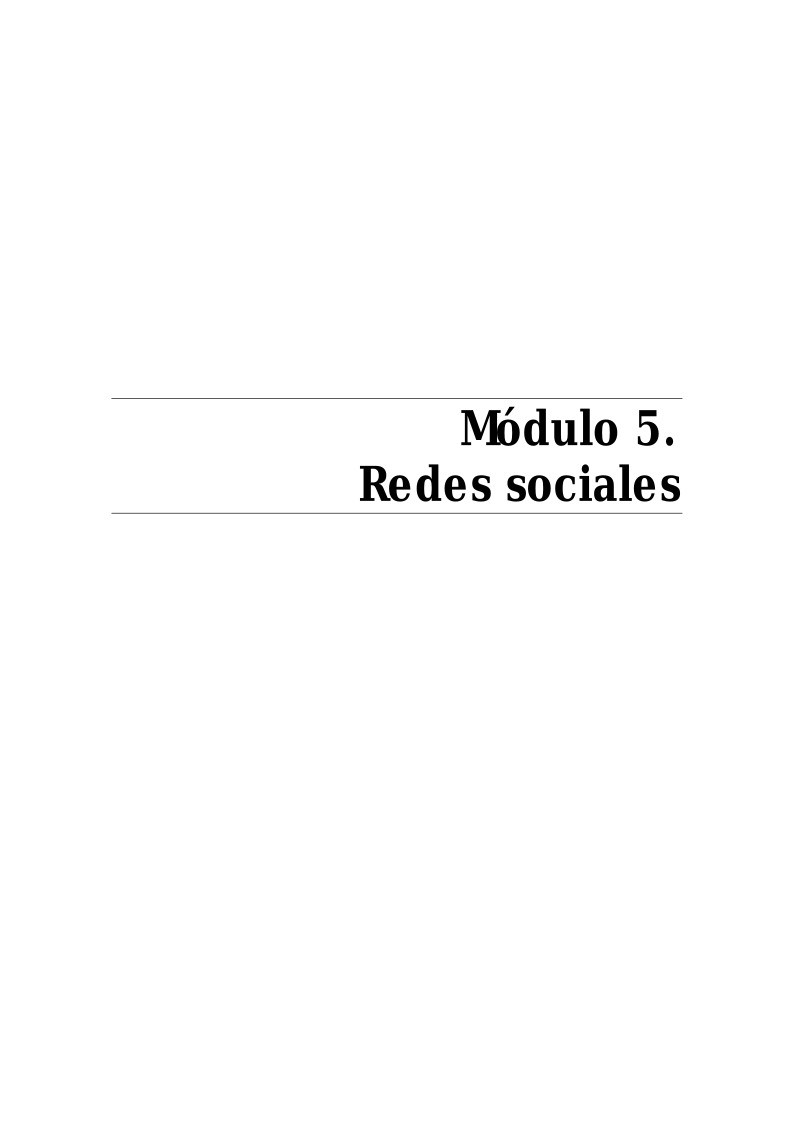 Imágen de pdf Módulo 5. Redes sociales