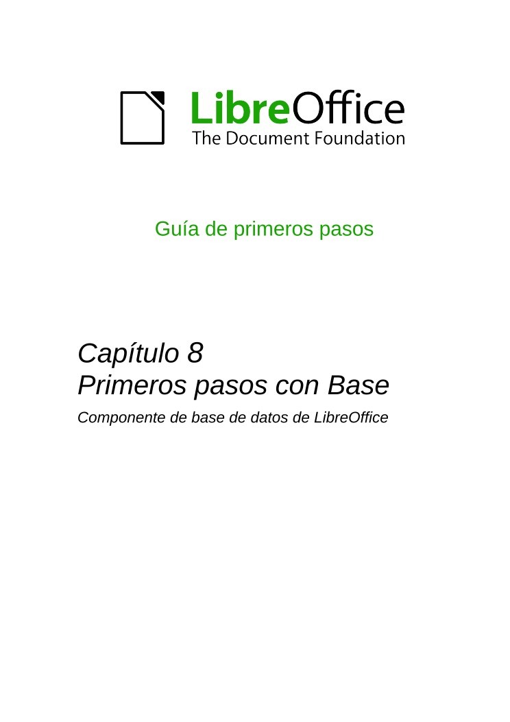 Imágen de pdf Primeros pasos con Base