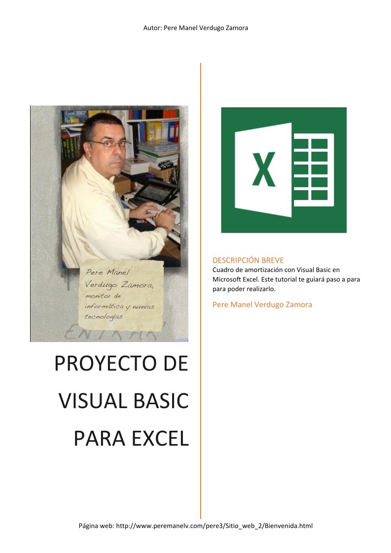 Imágen de pdf Cuadro de amortización con Visual Basic en Microsoft Excel