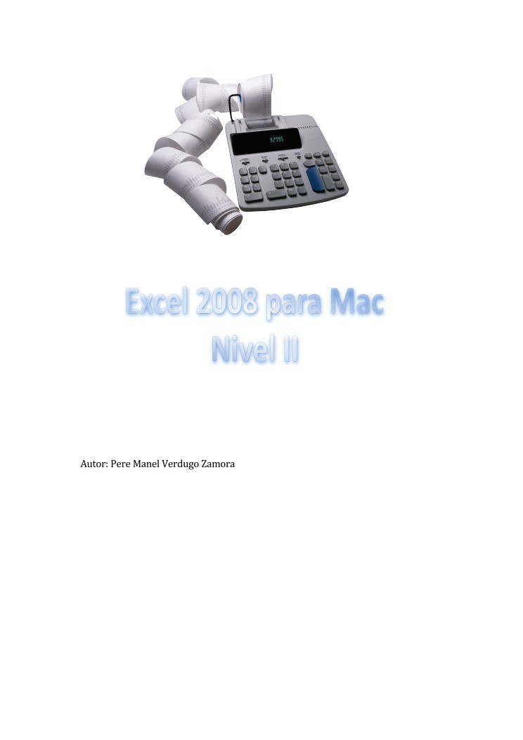 Imágen de pdf Excel 2008 II para Mac