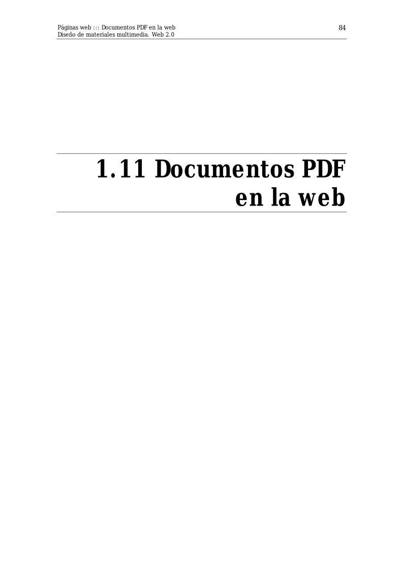 Imágen de pdf 1.11 Documentos PDF en la web