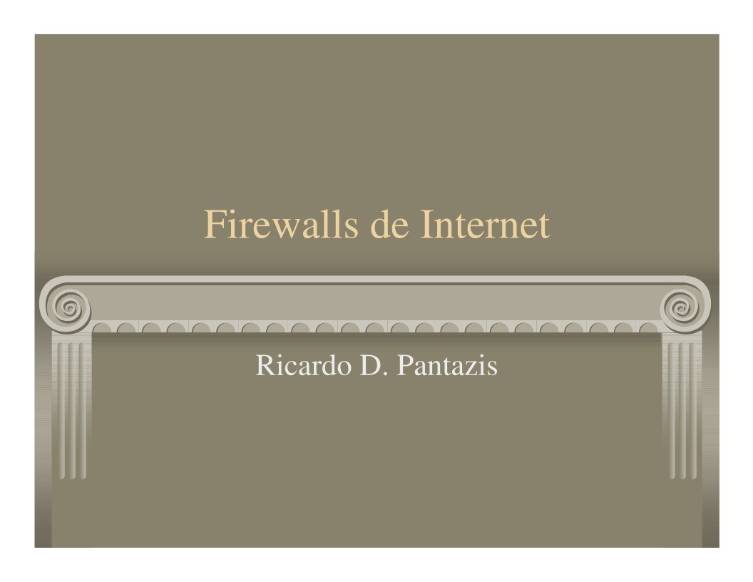 Imágen de pdf Firewalls de Internet