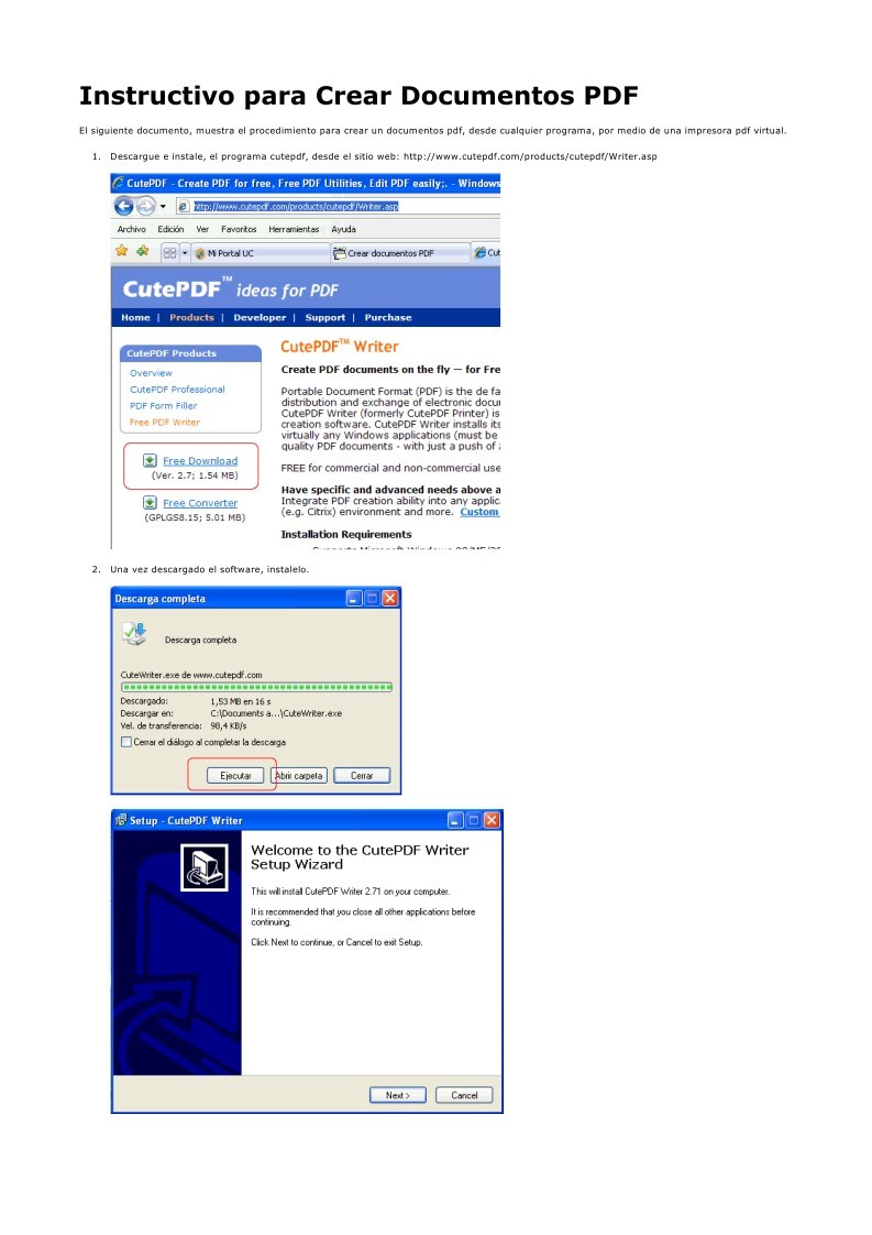 Imágen de pdf Instructivo para Crear Documentos PDF