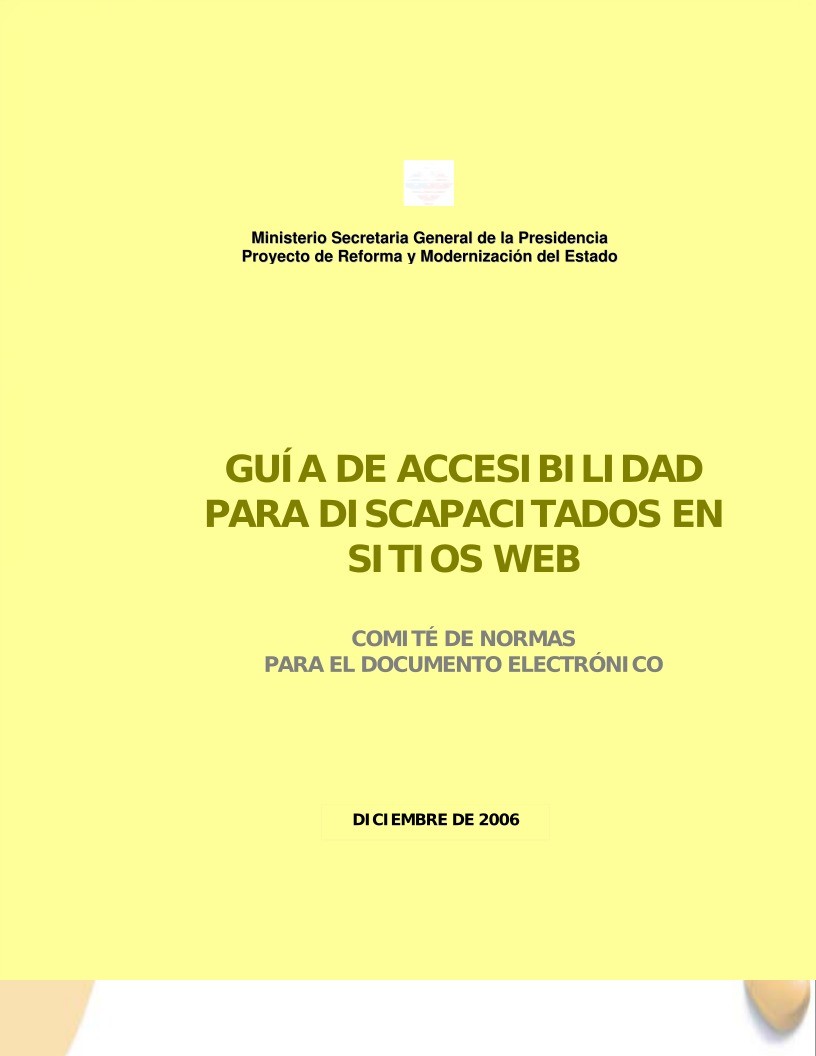 Imágen de pdf Guía de accesibilidad para discapacitados en sitios web