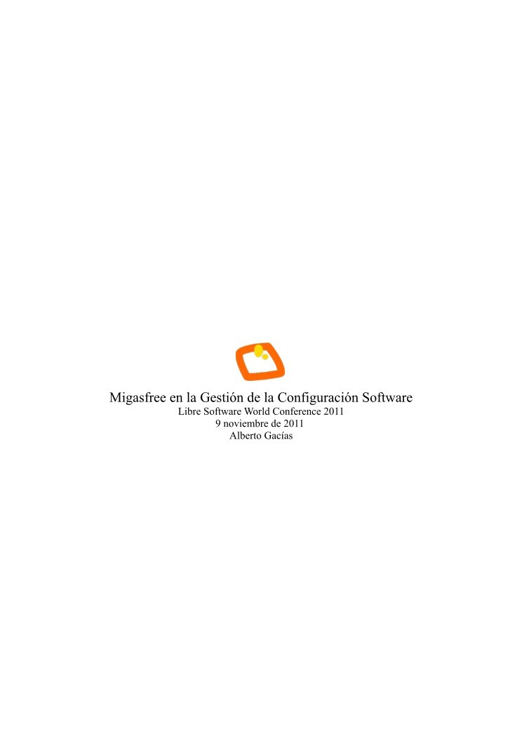 Imágen de pdf Migasfree en la Gestión de la Configuración Software