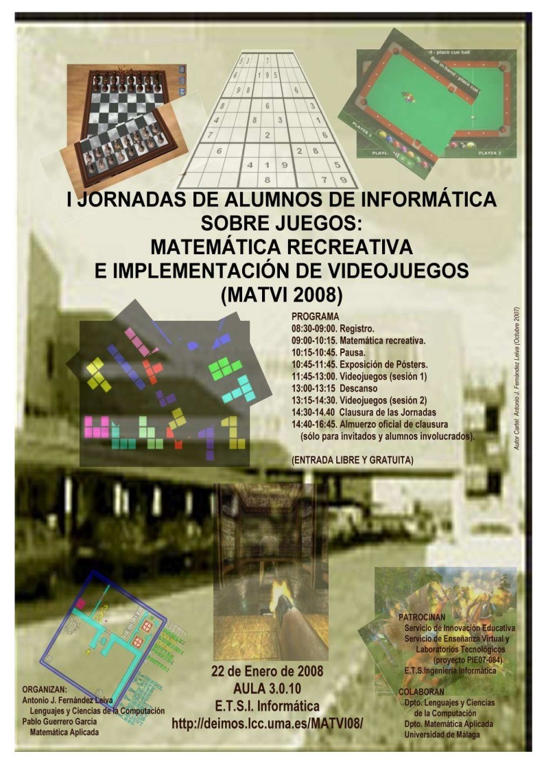 Imágen de pdf Jornadas de alumnos de Informática sobre juegos: Matemática recreativa e implementación de videojuegos