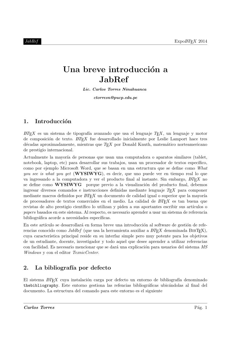 Imágen de pdf Una introducción breve a JabRef