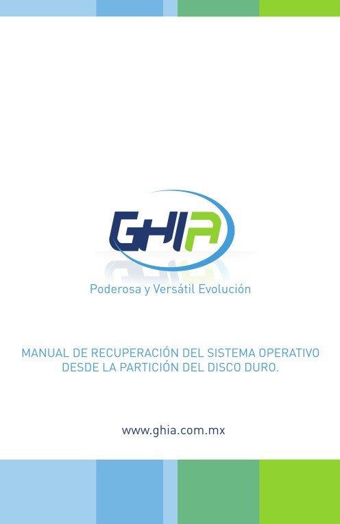 Imágen de pdf MANUAL DE RECUPERACIÓN DEL SISTEMA OPERATIVO DESDE LA PARTICIÓN DEL DISCO DURO