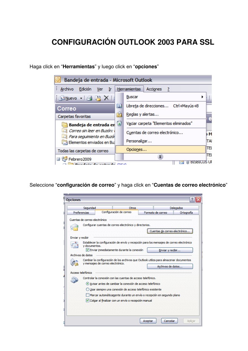 Imágen de pdf CONFIGURACIÓN OUTLOOK 2003 PARA SSL