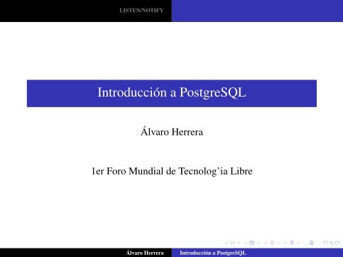 Imágen de pdf Introducción a PostgreSQL