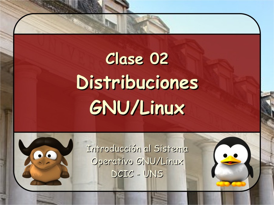 Imágen de pdf Clase 02 - Distribuciones GNU/Linux
