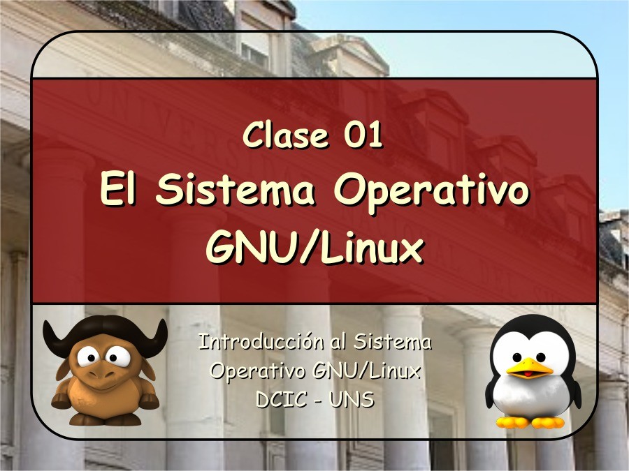 Imágen de pdf Clase 01 - El Sistema Operativo GNU/Linux