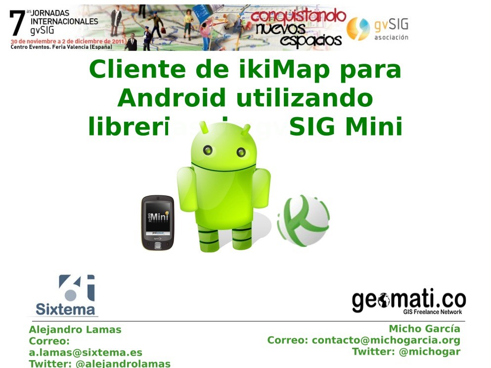 Imágen de pdf Cliente de ikiMap para Android utilizando librerías de gvSIG Mini