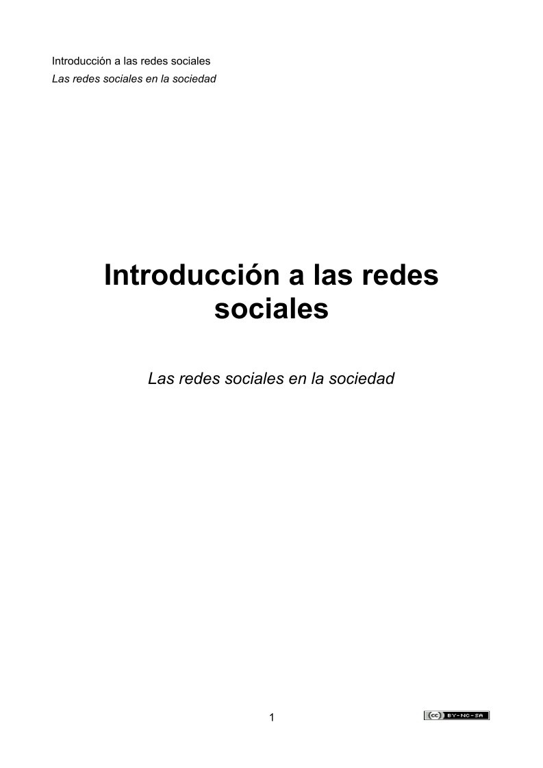 Imágen de pdf Introducción a las redes sociales - Las redes sociales en la sociedad