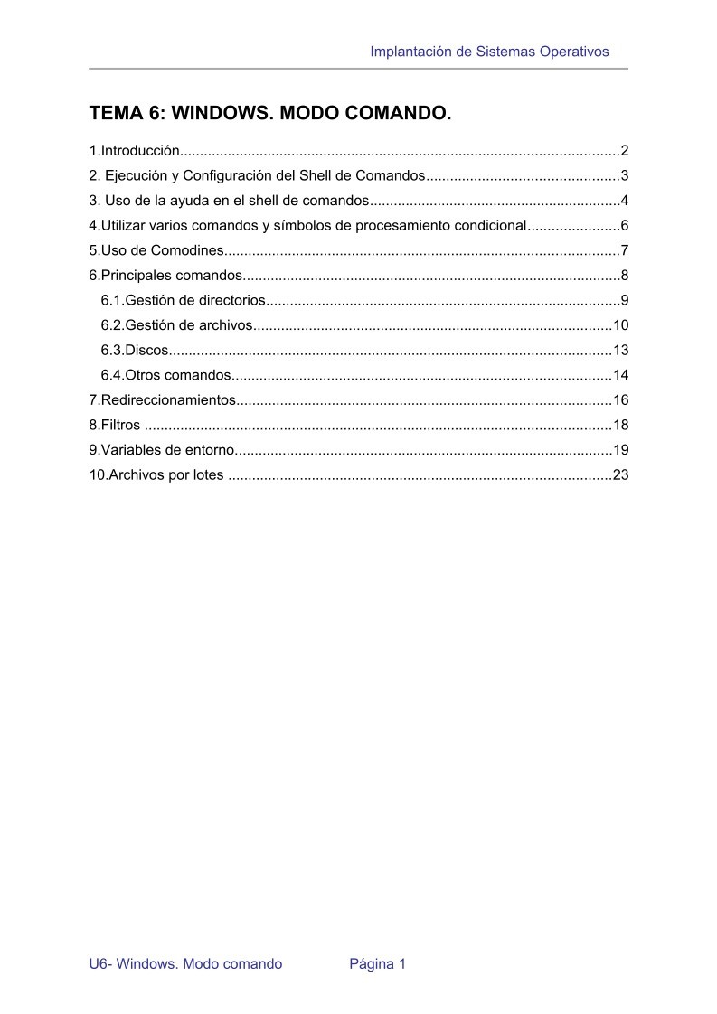Imágen de pdf TEMA 6: WINDOWS. MODO COMANDO